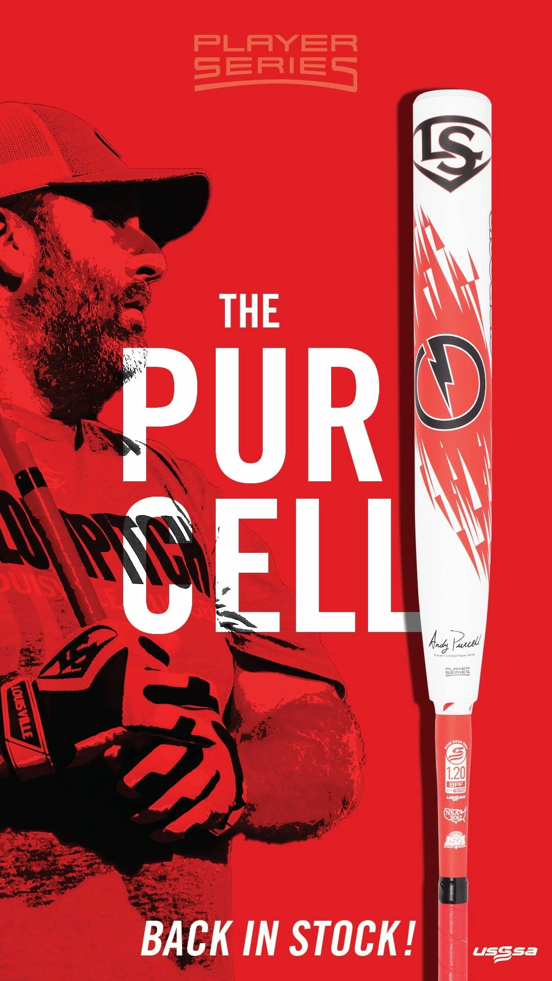 Louisville Slugger 240 Andy Purcell Genesis Slowpitch Softball Bat: WBL2554010 5 Louisville Slugger 240 Andy Purcell Genesis Slowpitch Softball Bat: WBL2554010 - Image 3