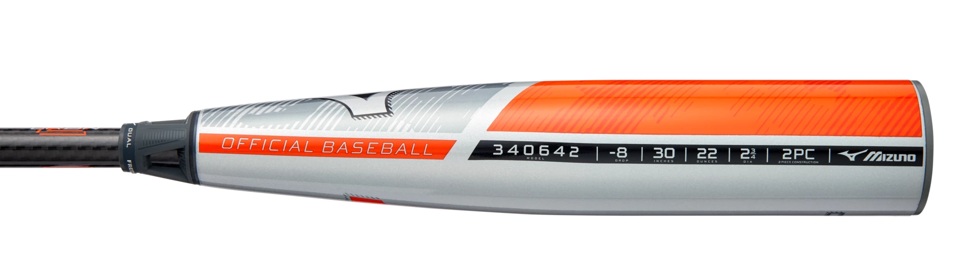 2023 Mizuno B23-CRBN2 (-8) USSSA Baseball Bat: 340642 7 2023 Mizuno B23-CRBN2 (-8) USSSA Baseball Bat: 340642 - Image 5