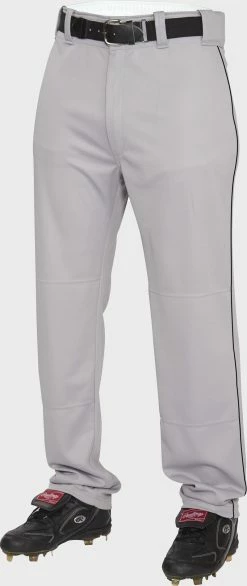 Rawlings Semi-Relaxed Piped Baseball Pants, Adult
