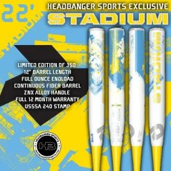 2022 DeMarini Stadium 12" USSSA Slowpitch Softball Bat: WTDXSHU-22 -Baseball Bats shop DeMarini Stadium SHU 22 Blue Yellow 1200x1200 d2615356 1214 4b64 826d f6ae59a48d76