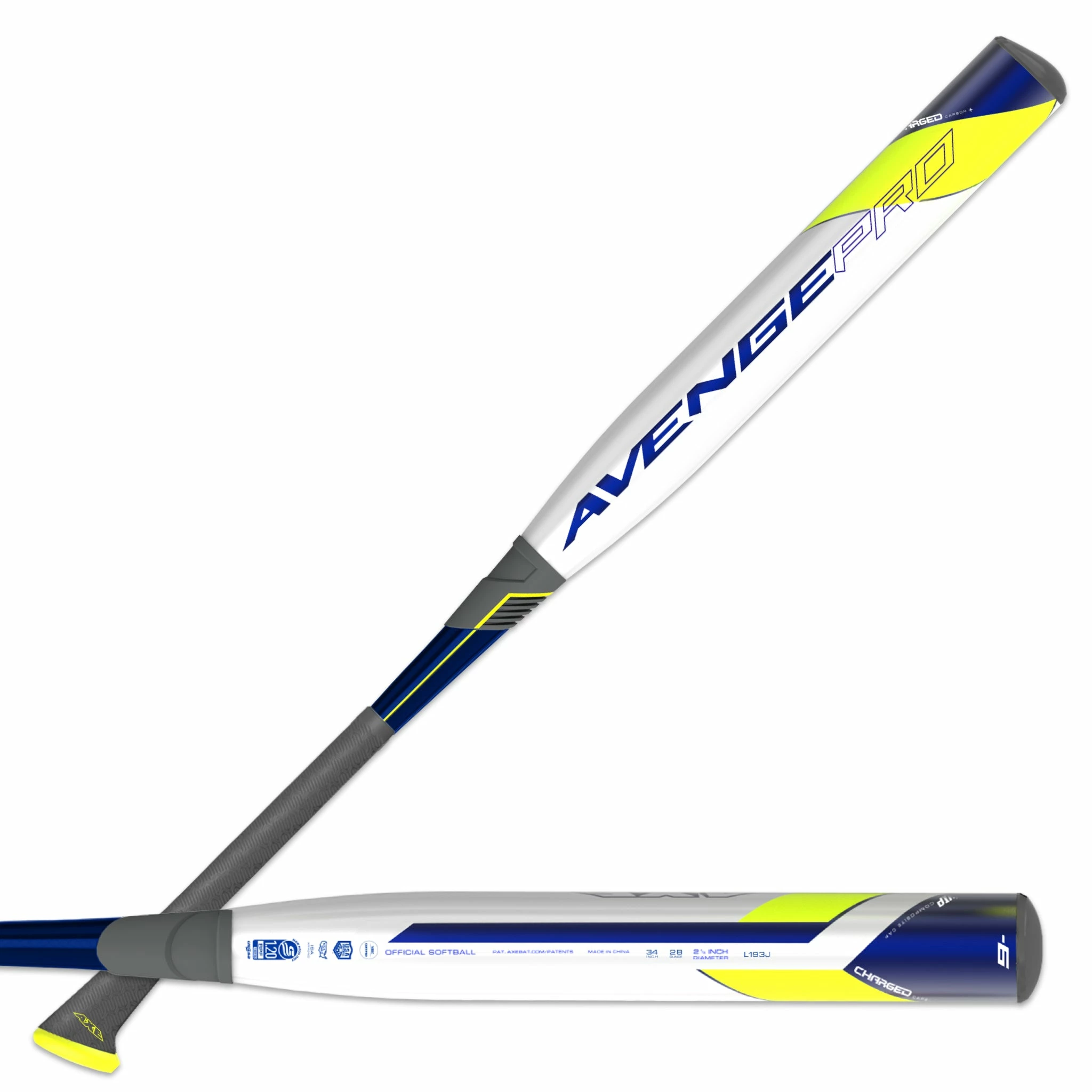 2022 Axe Avenge Pro Dual Stamp 240 Slowpitch Softball Bat: L193J 4 2022 Axe Avenge Pro Dual Stamp 240 Slowpitch Softball Bat: L193J - Image 2