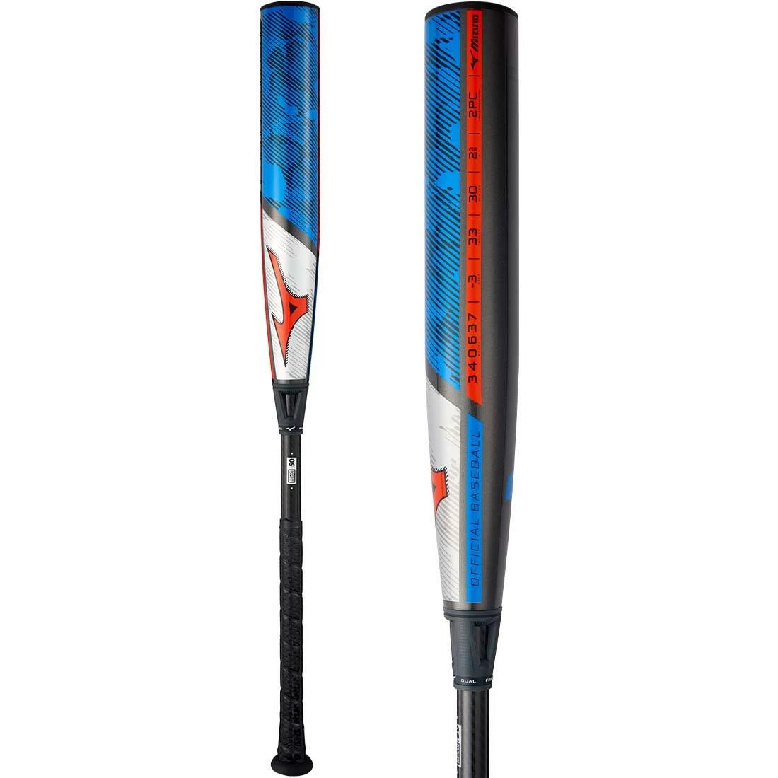 2023 Mizuno B23-PWR CRBN (-3) BBCOR Baseball Bat: 340637 3 2023 Mizuno B23-PWR CRBN (-3) BBCOR Baseball Bat: 340637