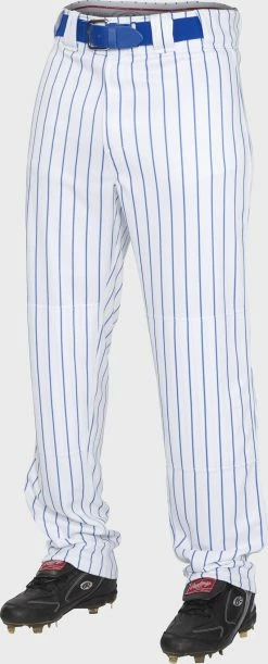 Rawlings Semi-Relaxed Pinstripe Baseball Pants, Adult & Youth