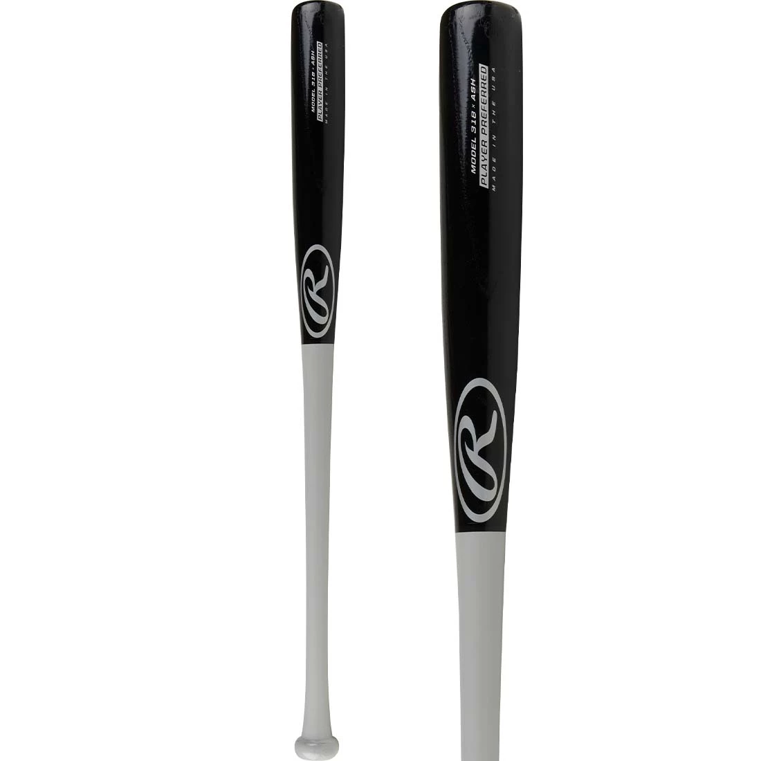 Rawlings Player Preferred 318 Ash Wood Baseball Bat: 318RAW 3 Rawlings Player Preferred 318 Ash Wood Baseball Bat: 318RAW