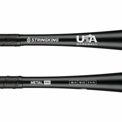StringKing Metal PRO (-10) USA Baseball Bat: SKUSMP10 -Baseball Bats shop StringKing Baseball Metal Pro USABat Bat 28 Inch Close Up base 2x