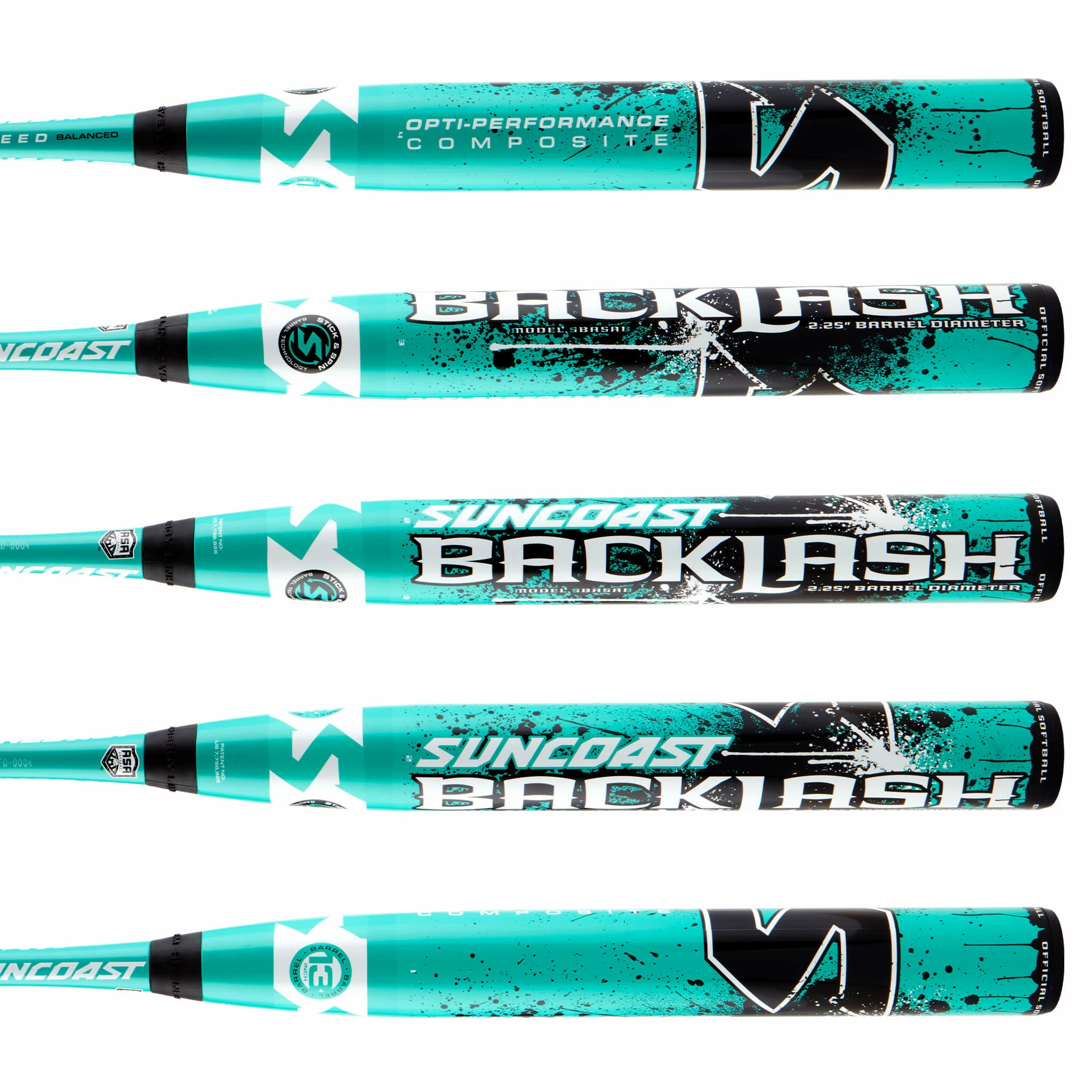 Suncoast Backlash ASA/USA 13" Balanced Slowpitch Softball Bat 3 Suncoast Backlash ASA/USA 13" Balanced Slowpitch Softball Bat