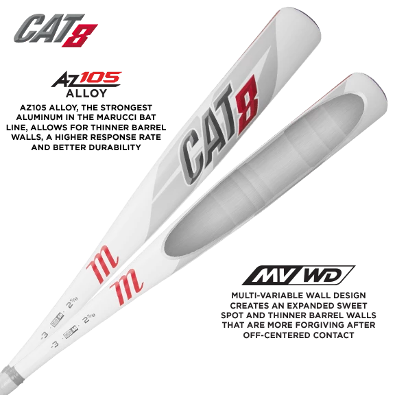 Marucci Cat 8 (-8) USSSA Baseball Bat: MSBC88 9 Marucci Cat 8 (-8) USSSA Baseball Bat: MSBC88 - Image 7